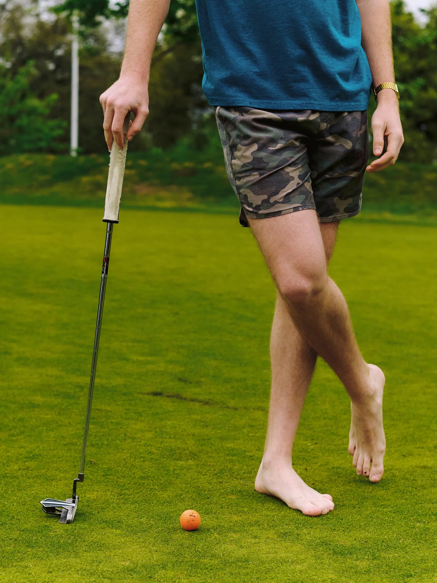 Men's Reverb Short – 7" - Woodland Camo