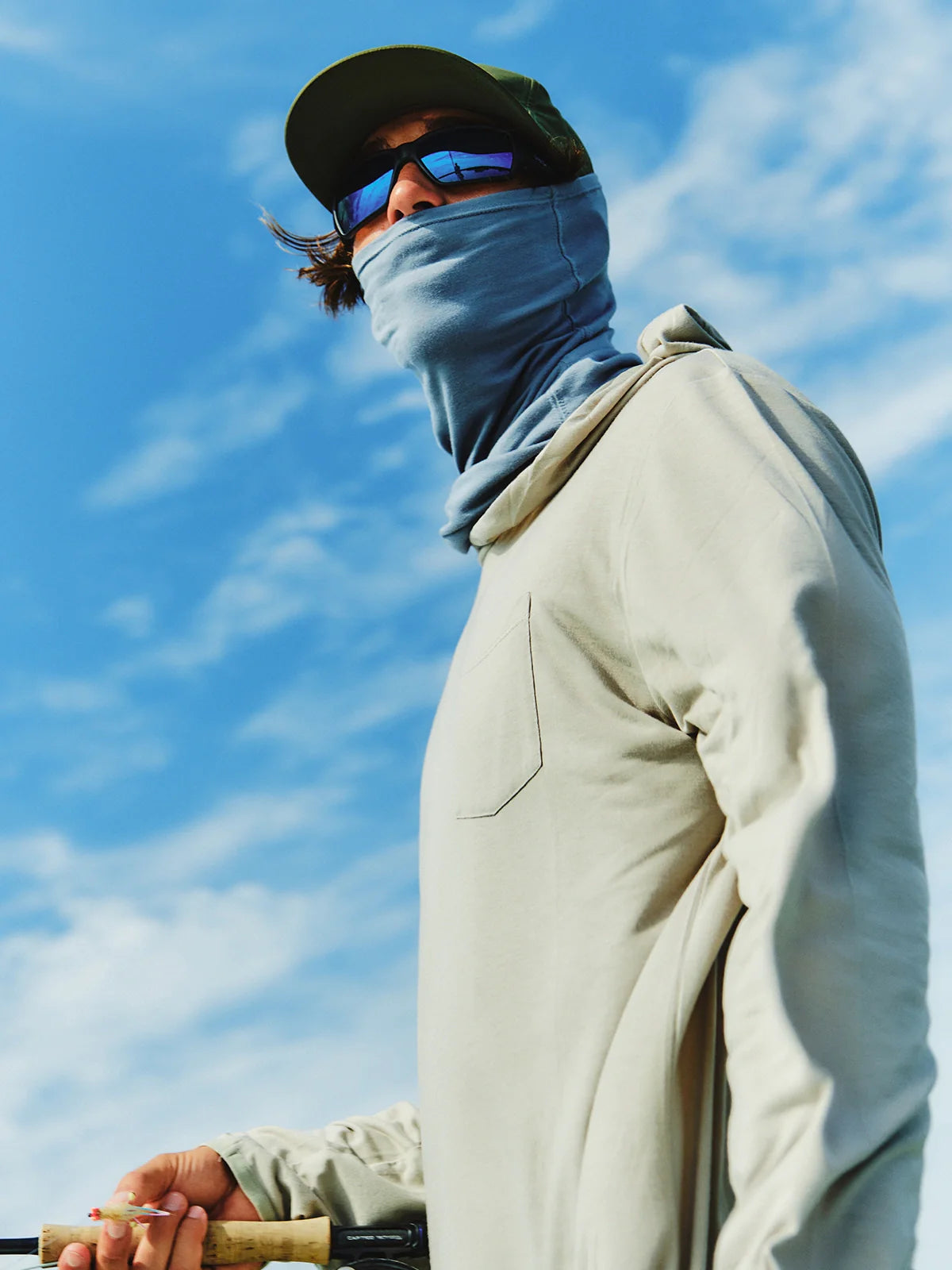 Men's Bamboo Lightweight Hoodie - Vintage Camo